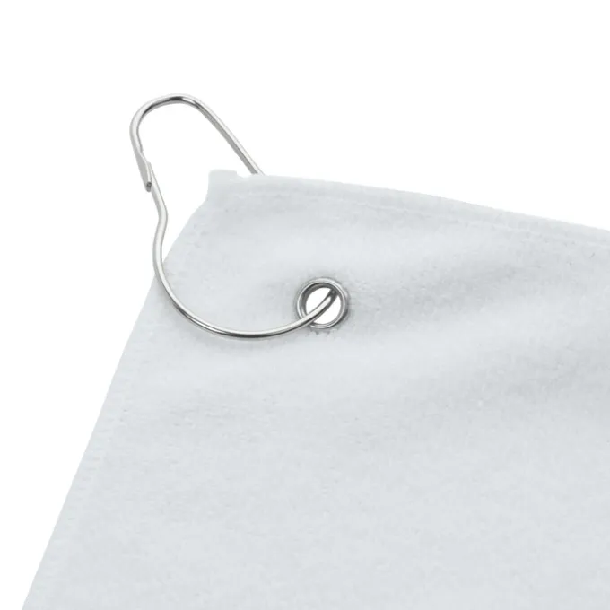 Deluxe Hemmed Golf Towel - White