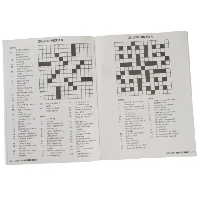 Deluxe Large Print Puzzle Book - Volume 1