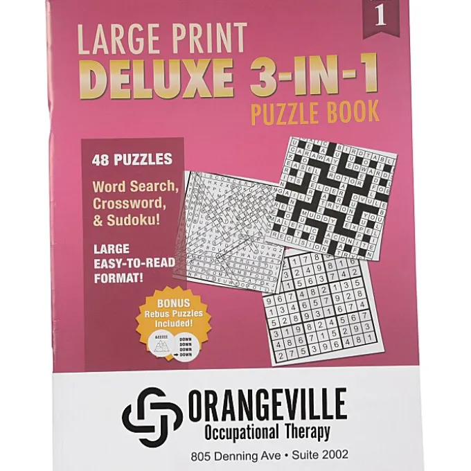 Deluxe Large Print Puzzle Book - Volume 1