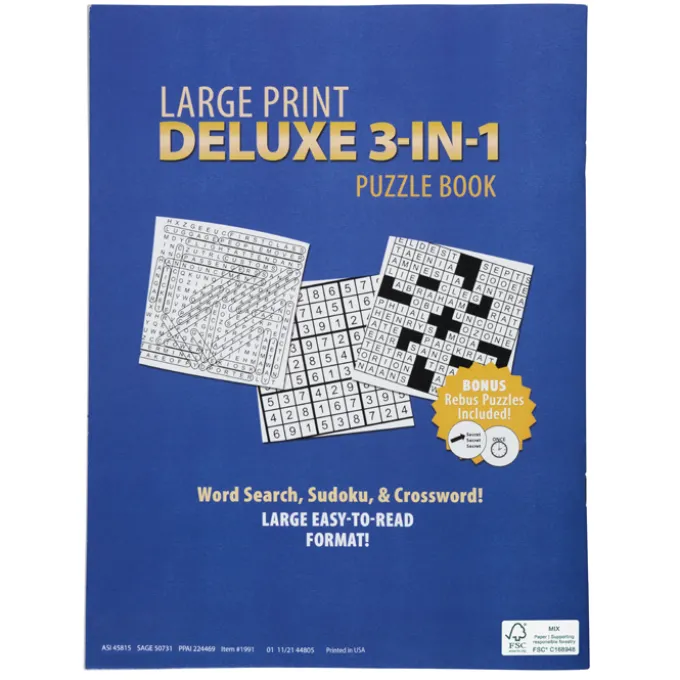 Deluxe Large Print Puzzle Book - Volume 2
