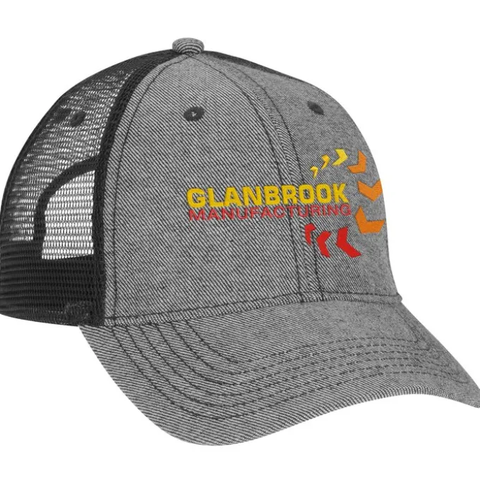 Denim Trucker Mesh Back Cap - 24 hr