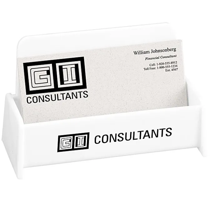 Desktop Business Card Holder - Opaque