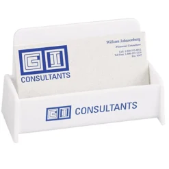 Desktop Business Card Holder - Opaque - 24 hr