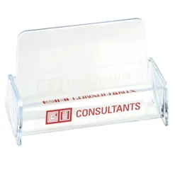 Desktop Business Card Holder - Clear - 24 hr