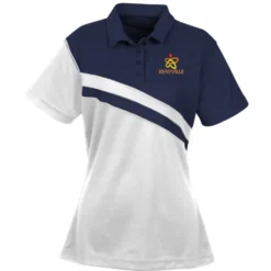 Diagonal Stripe Performance Polo - Ladies'