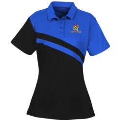 Diagonal Stripe Performance Polo - Ladies'