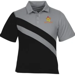 Diagonal Stripe Performance Polo - Men's