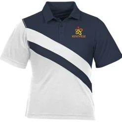 Diagonal Stripe Performance Polo - Men's