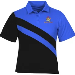 Diagonal Stripe Performance Polo - Men's