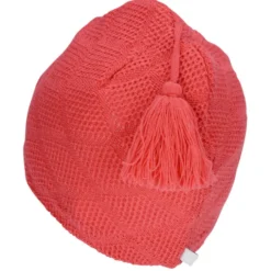 Diamond Knit Pom Pom Beanie