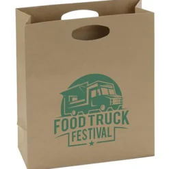 Die Cut Paper Shopper - 14 inches x 12 inches