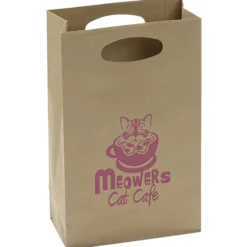 Die Cut Paper Shopper - 13 inches x 8 inches