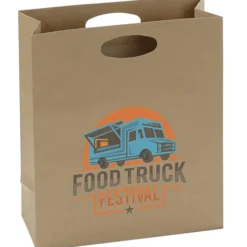 Die Cut Paper Shopper - 14 inches x 12 inches - Full Color