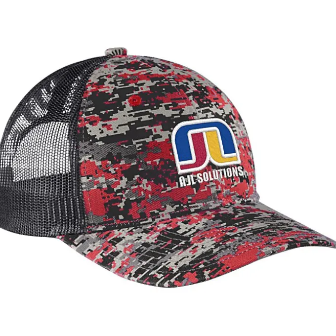 Digi Camo Snapback Trucker Cap