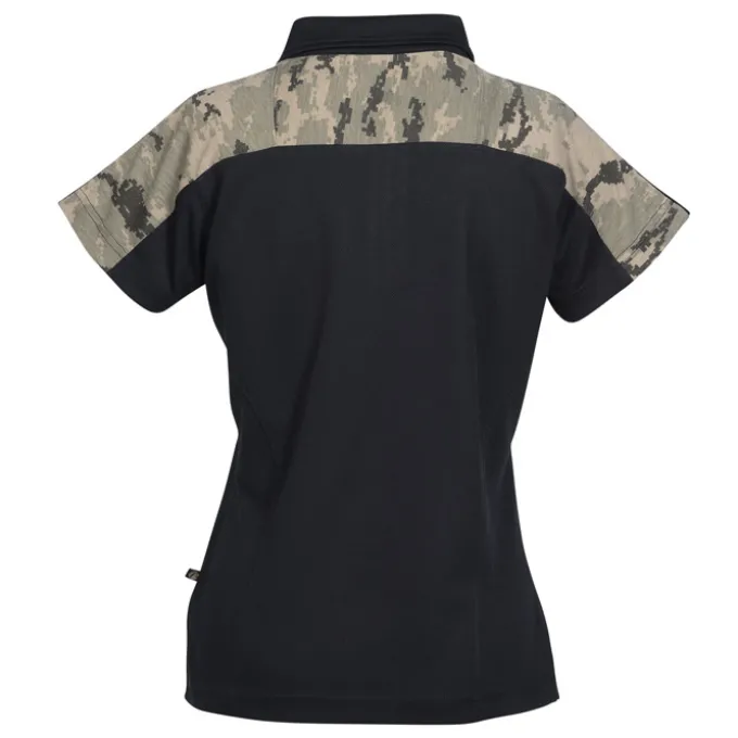 Digital Camo Accent Wicking Polo - Ladies'