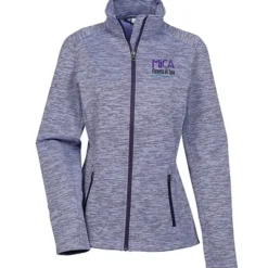 Digital Stripe Fleece Jacket - Ladies'