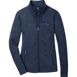 Digital Stripe Fleece Jacket - Ladies'