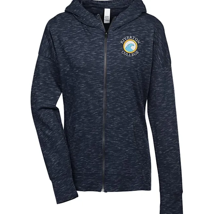 District Award Full-Zip Hoodie - Ladies' - Embroidered