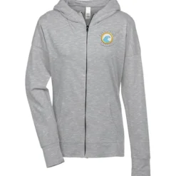 District Award Full-Zip Hoodie - Ladies' - Embroidered
