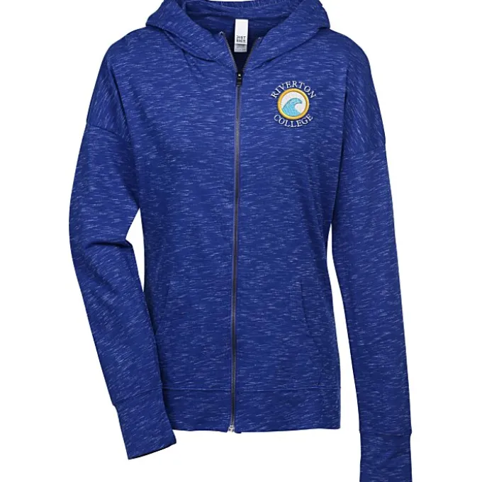 District Award Full-Zip Hoodie - Ladies' - Screen