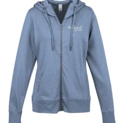 District Lightweight French Terry Full-Zip Hoodie - Ladies'