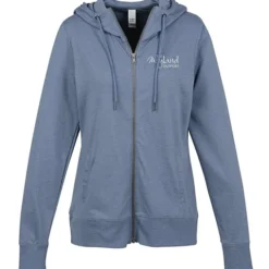 District Lightweight French Terry Full-Zip Hoodie - Ladies'