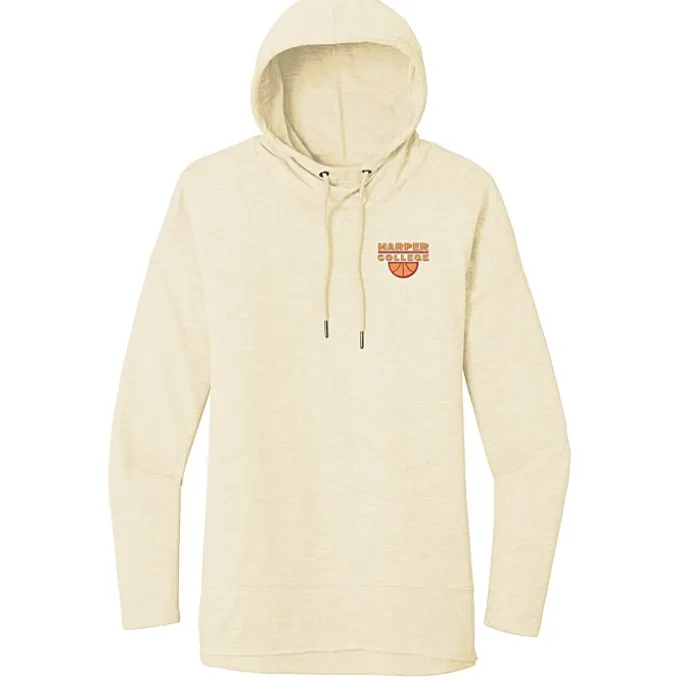 District Lightweight Terry Hoodie - Ladies' - Embroidered