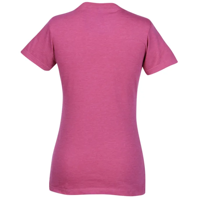 District Perfect Blend V-Neck T-Shirt - Ladies' - Embroidered