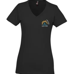 District Perfect Blend V-Neck T-Shirt - Ladies' - Embroidered