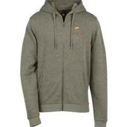 District Perfect Tri Iconic Fleece Full-Zip Hoodie - Men's - Embroidered