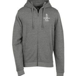 District Perfect Tri Iconic Fleece Full-Zip Hoodie - Men's - Screen