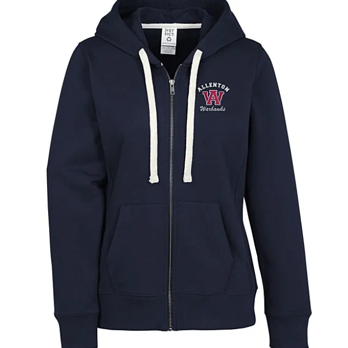 District Recycled Full-Zip Hoodie - Ladies' - Embroidered