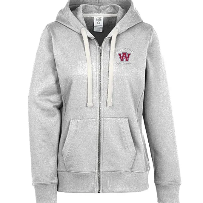 District Recycled Full-Zip Hoodie - Ladies' - Embroidered