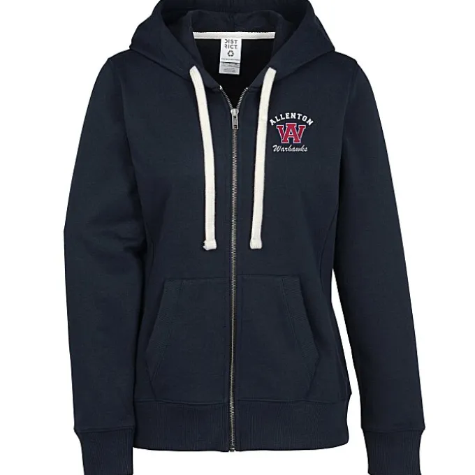 District Recycled Full-Zip Hoodie - Ladies' - Embroidered