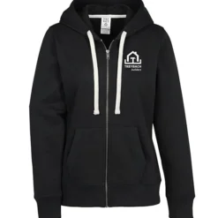 District Recycled Full-Zip Hoodie - Ladies' - Screen