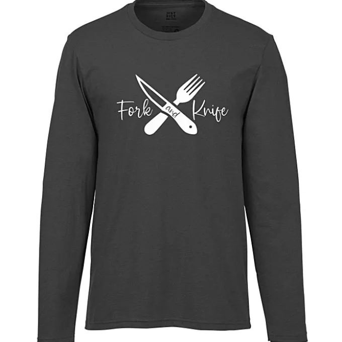 District Recycled Long Sleeve T-Shirt - Screen