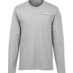 District Recycled Long Sleeve T-Shirt - Embroidered