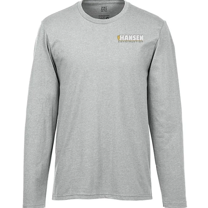 District Recycled Long Sleeve T-Shirt - Embroidered