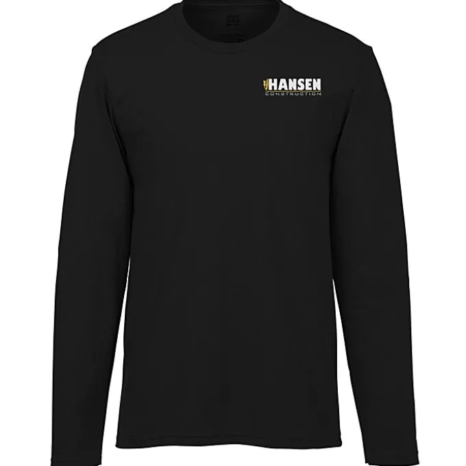 District Recycled Long Sleeve T-Shirt - Embroidered