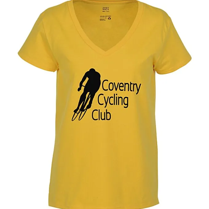District Recycled V-Neck T-Shirt - Ladies'