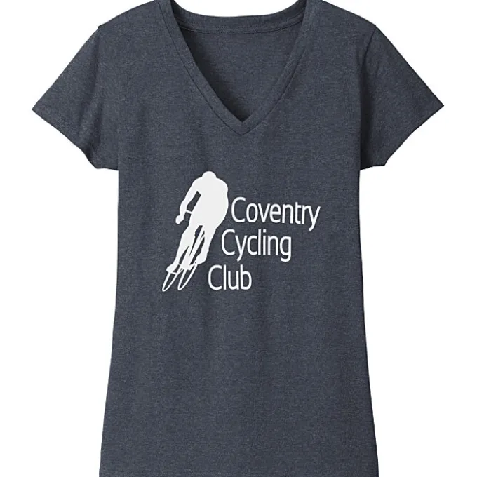 District Recycled V-Neck T-Shirt - Ladies'