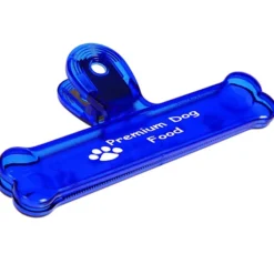 Dog Bone Bag Clip - 6 inches - Translucent