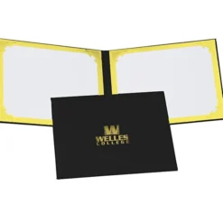 Double Award Folder - Foil Corners