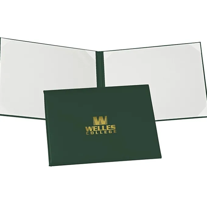 Double Award Folder - Ribbon Corners