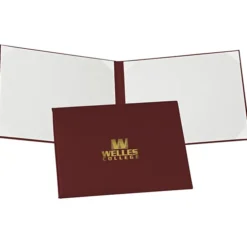Double Award Folder - Ribbon Corners