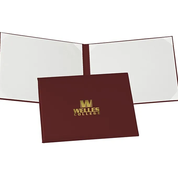 Double Award Folder - Ribbon Corners