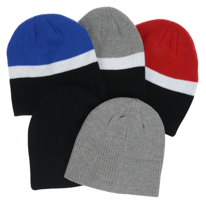 Double Knit Cable Rib Beanie