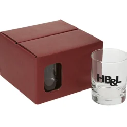 Double Old-Fashioned Glass Set - Colored Box