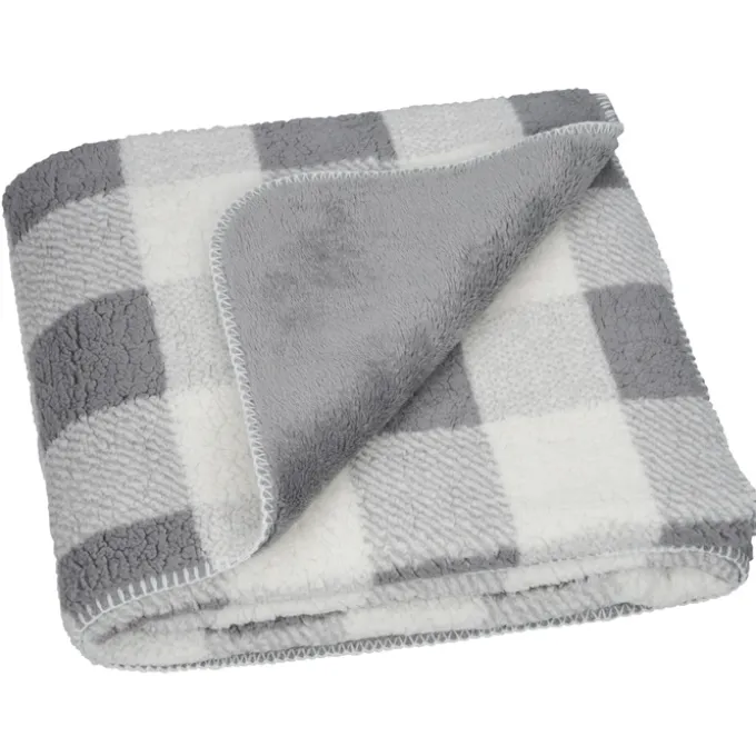 Double Sided Sherpa Plush Blanket