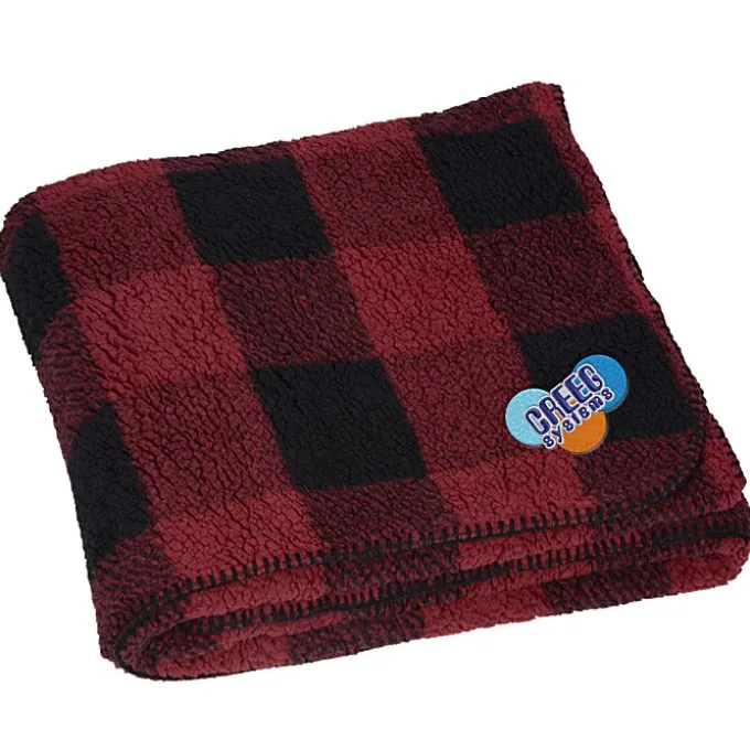 Double Sided Sherpa Plush Blanket